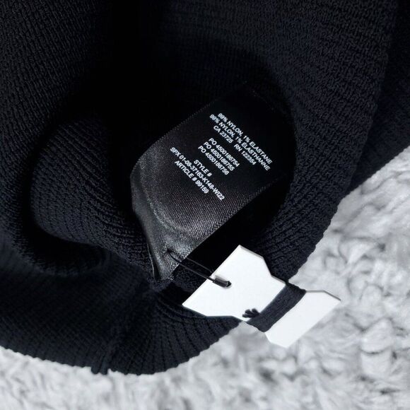 Aritzia Babaton Sculpt Knit Cami Mini Dress Black Stretch Size Medium - Picture 5 of 8